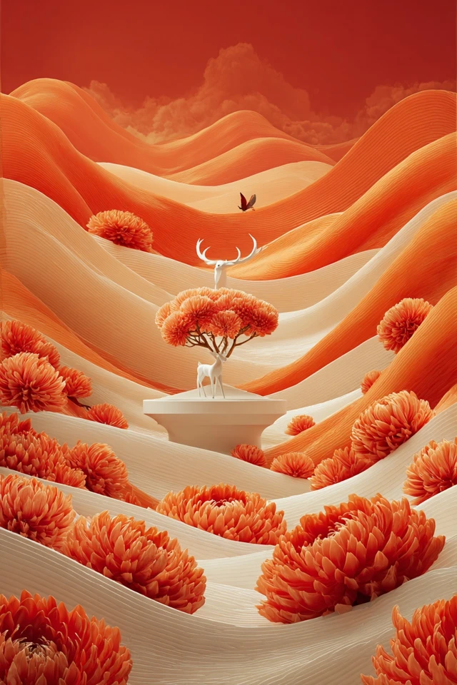 Crimson Petal Dream - Image 3