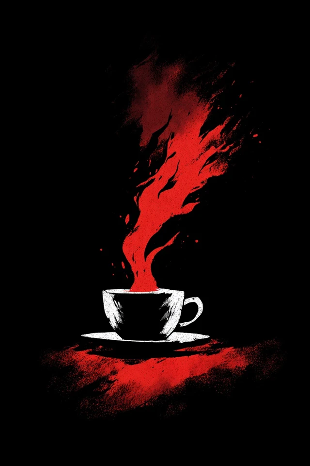 Crimson Shadow Portrait - Image 4