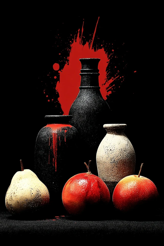 Crimson Shadow Portrait - Image 3
