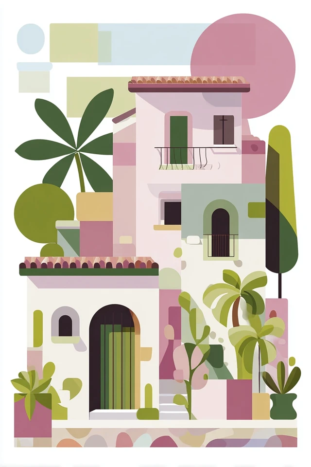 Geometric Pastel Harmony - Image 6