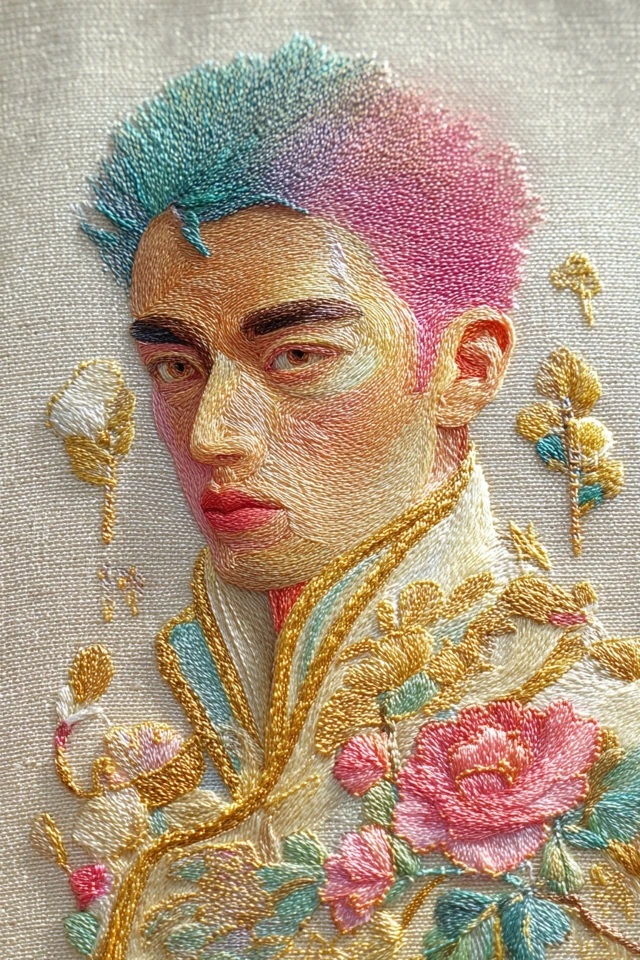 Threaded Prism Portrait - Image 1
