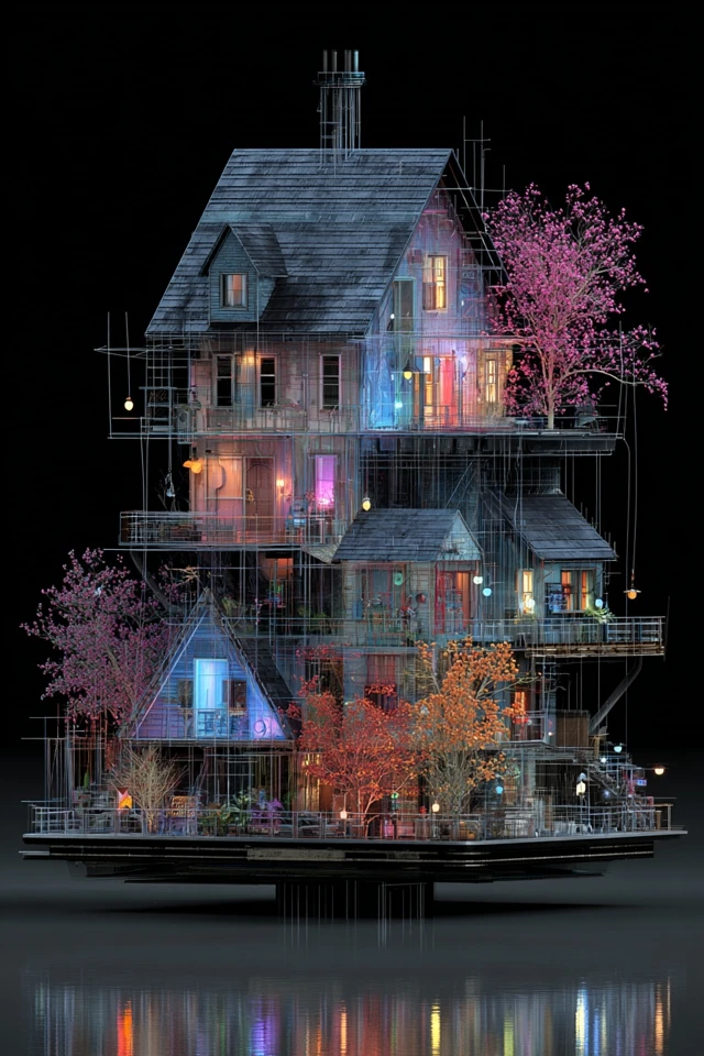 Neon Dreams: A Digital Surrealist Journey - Image 6