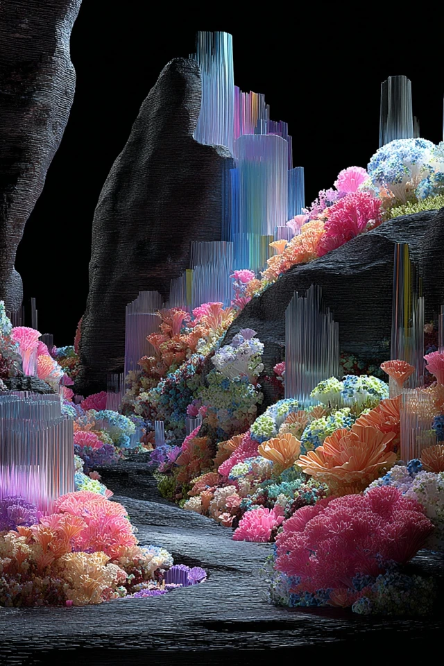 Neon Dreams: A Digital Surrealist Journey - Image 2