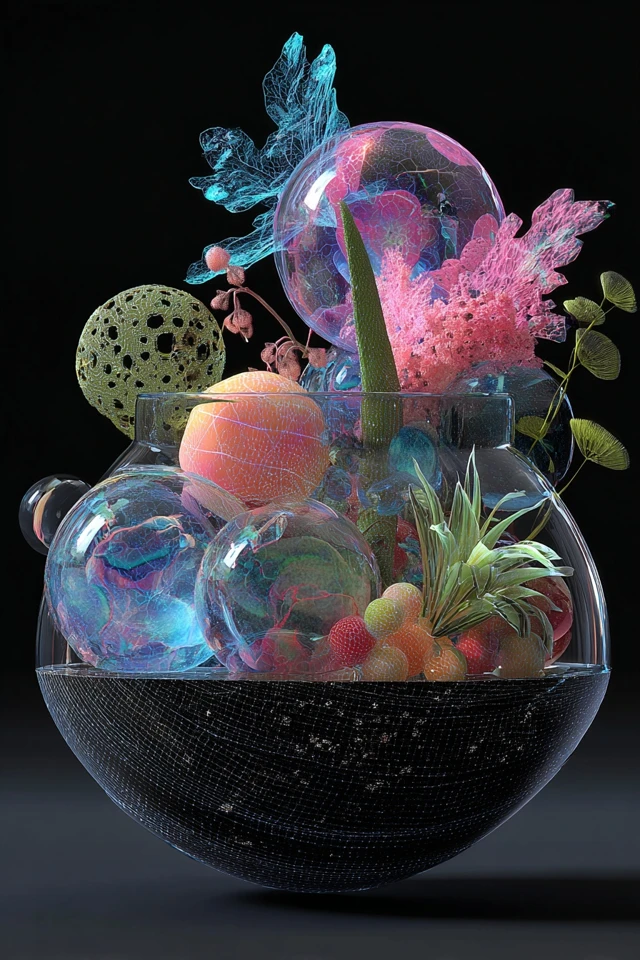 Neon Dreams: A Digital Surrealist Journey - Image 3