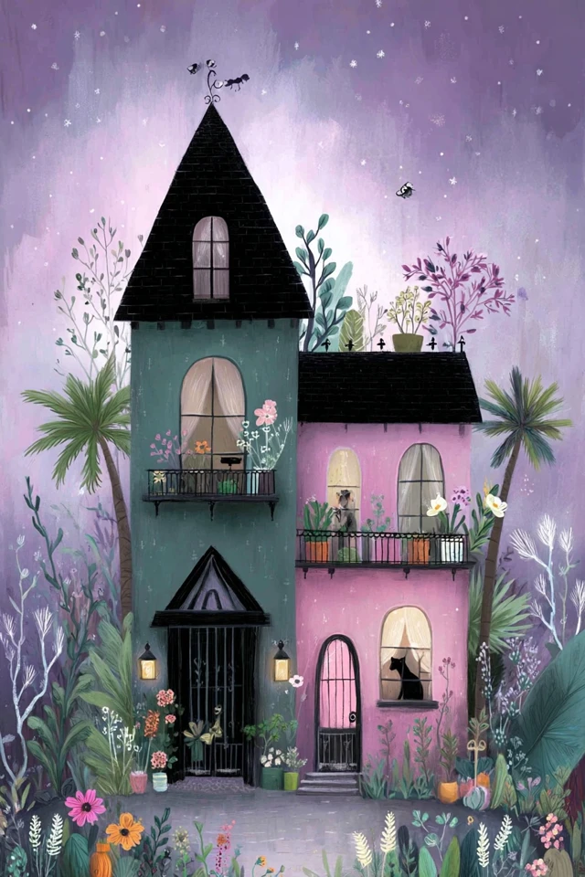 Whimsical Floral Dreamscapes - Image 6
