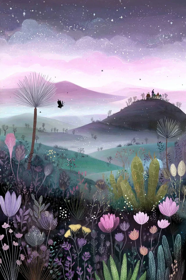 Whimsical Floral Dreamscapes - Image 2