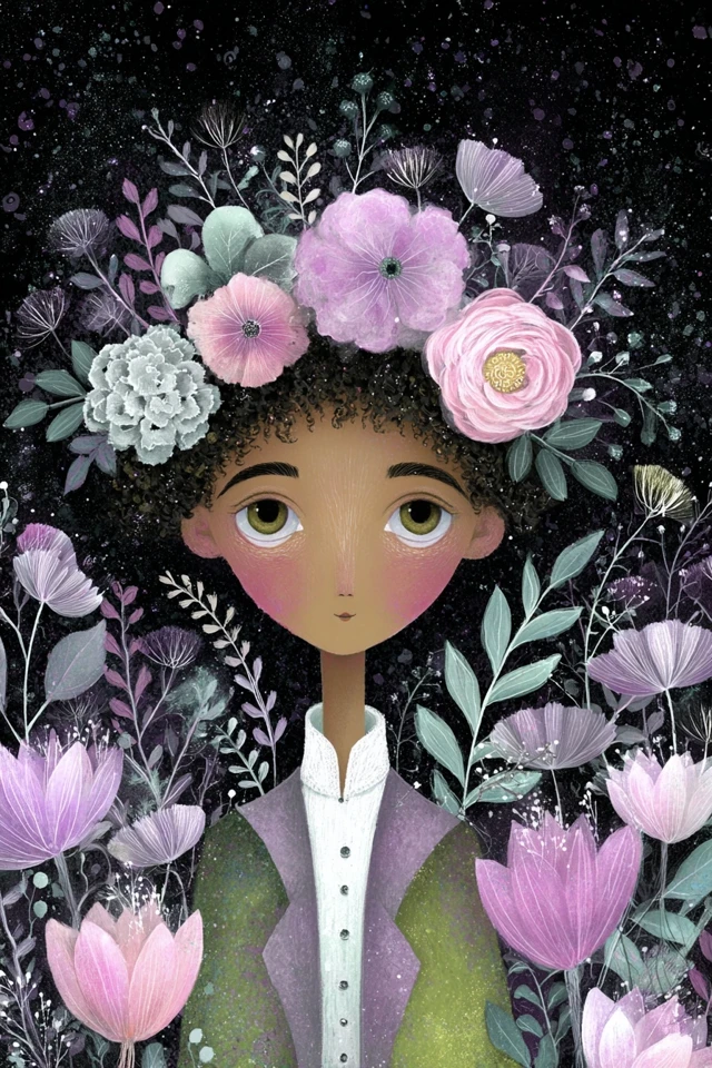 Whimsical Floral Dreamscapes - Image 1