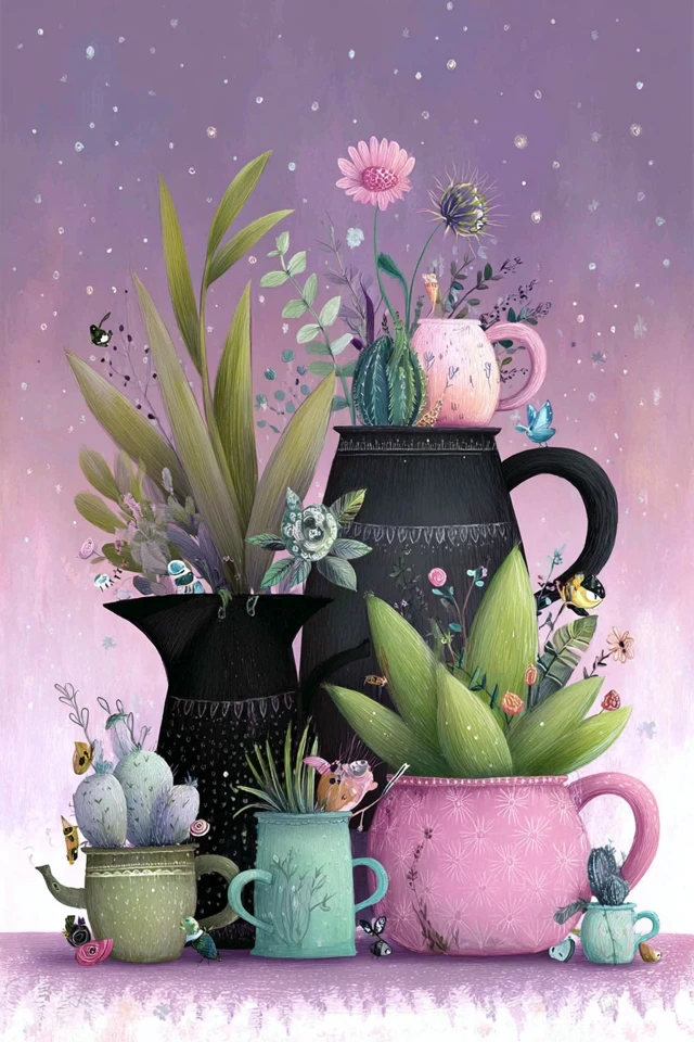 Whimsical Floral Dreamscapes - Image 3