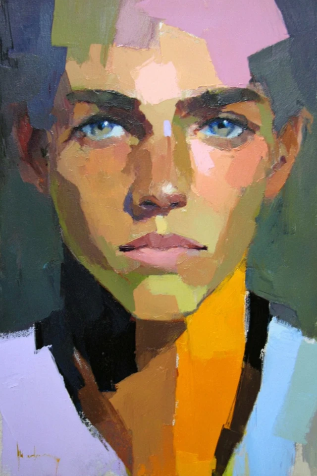 Vibrant Visions: A Four-Part Artistic Study - Image 1