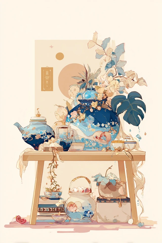 Ethereal Blue Floral Dreamscapes - Image 3