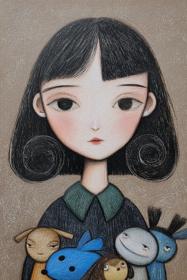 Whimsical Ink Soul - Image 1
