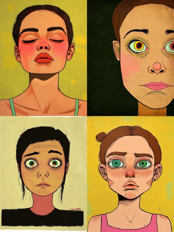 Emotional Spectrum Digital Portraits