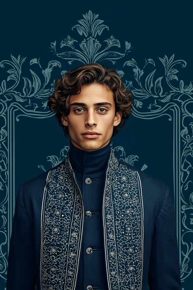 Royal Azure Elegance - Image 1