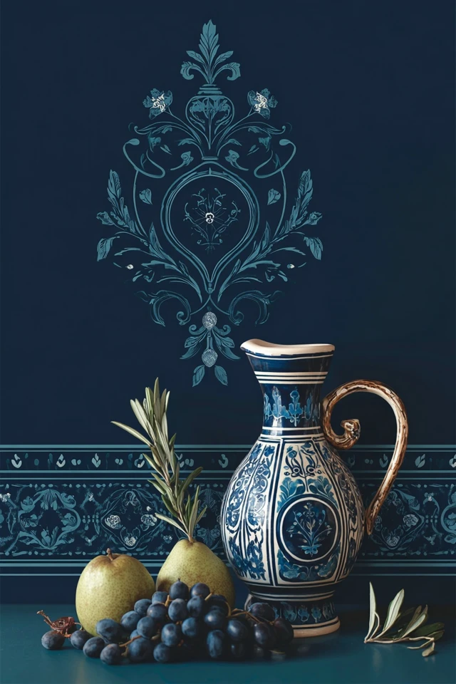 Royal Azure Elegance - Image 3