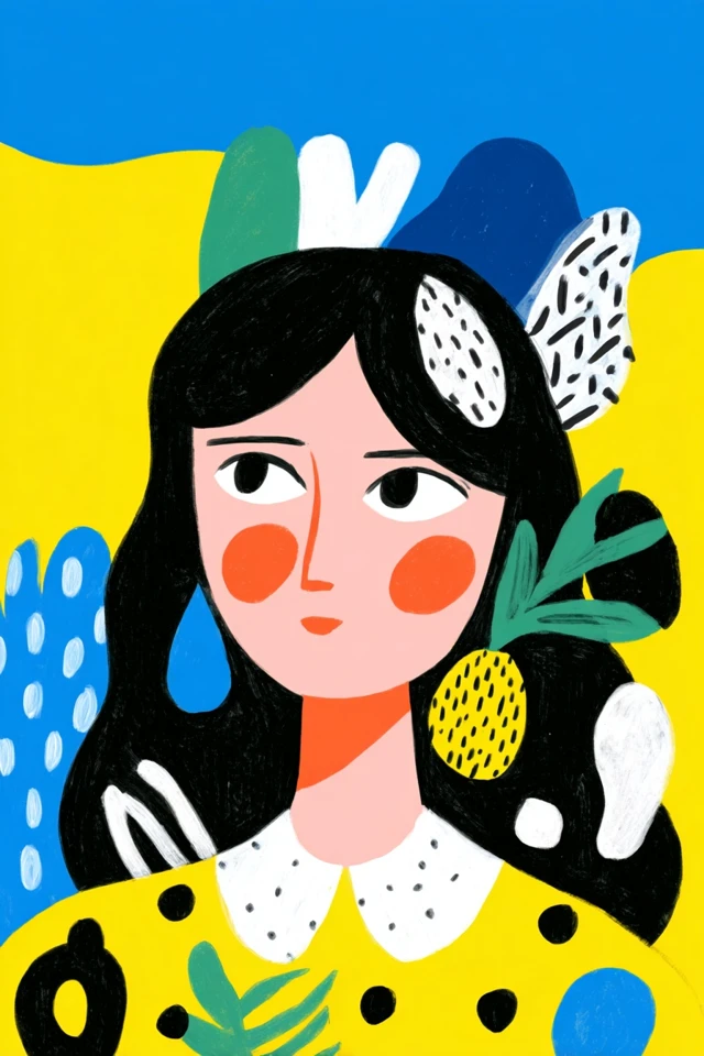 Vibrant Tropical Dreams Collage - Image 1