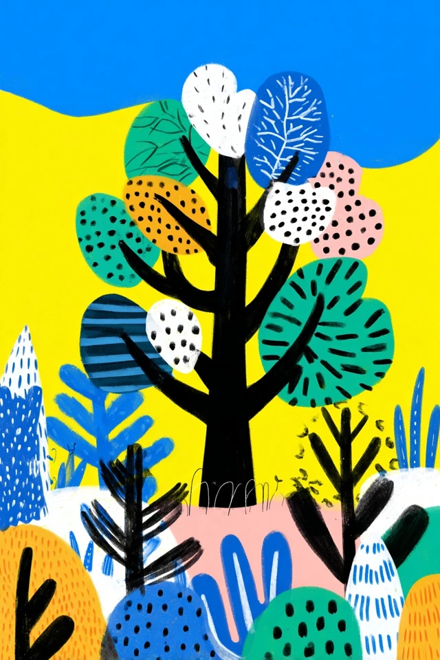 Vibrant Tropical Dreams Collage - Image 5