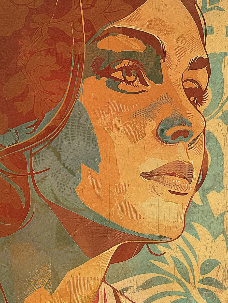 Earth Tones Stylized Portraiture - Image 1