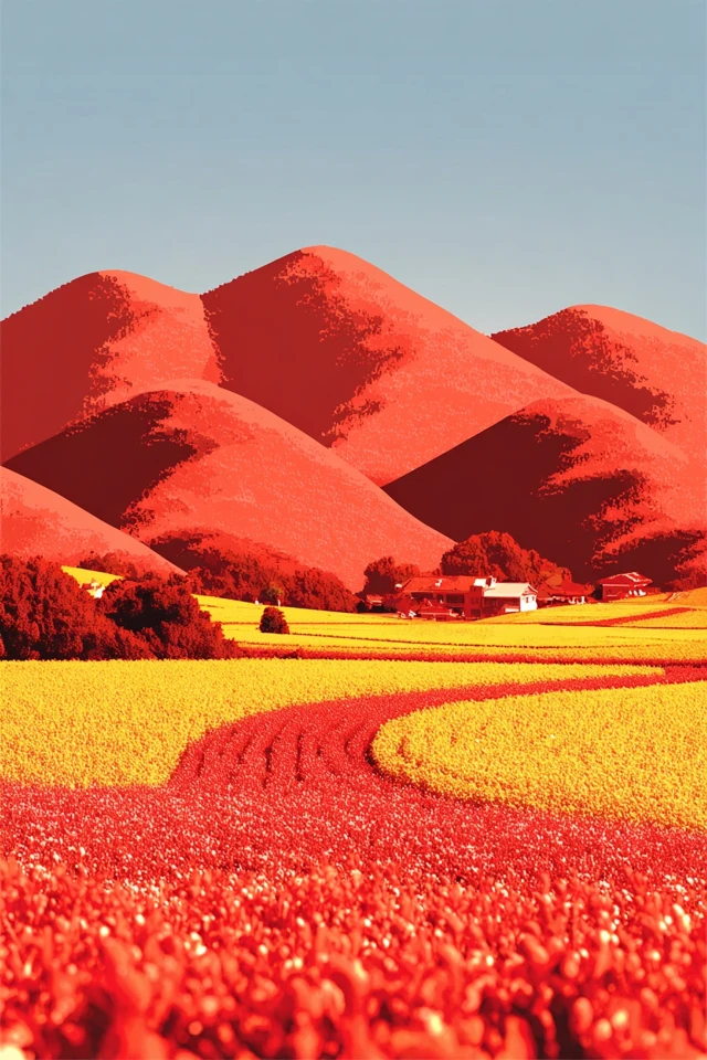Crimson Solar Glow - Image 2