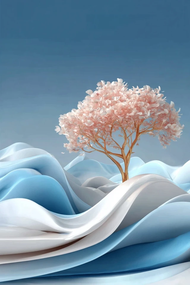 Ethereal Blue Dreams in Surreal Art - Image 5
