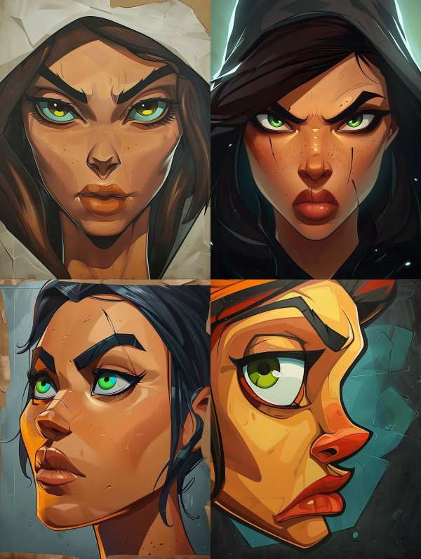 Four Visions of a Fierce Warrior