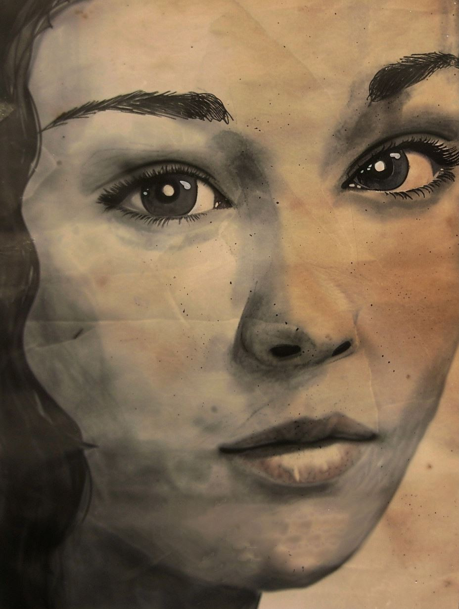 Ethereal Painted Portrait Studies - Image 1
