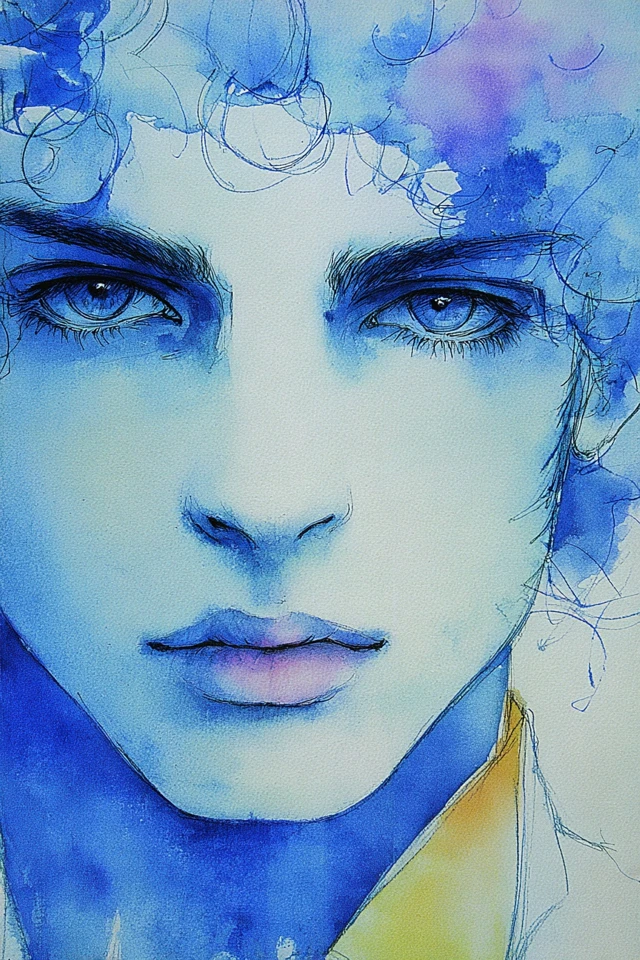 Azure Ethereal Gaze