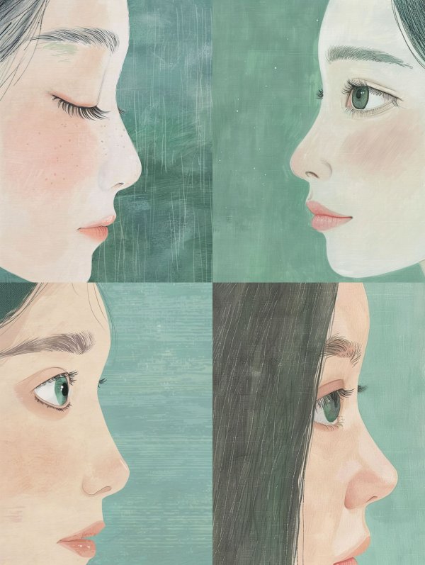 Serene Portraits in Muted Tones