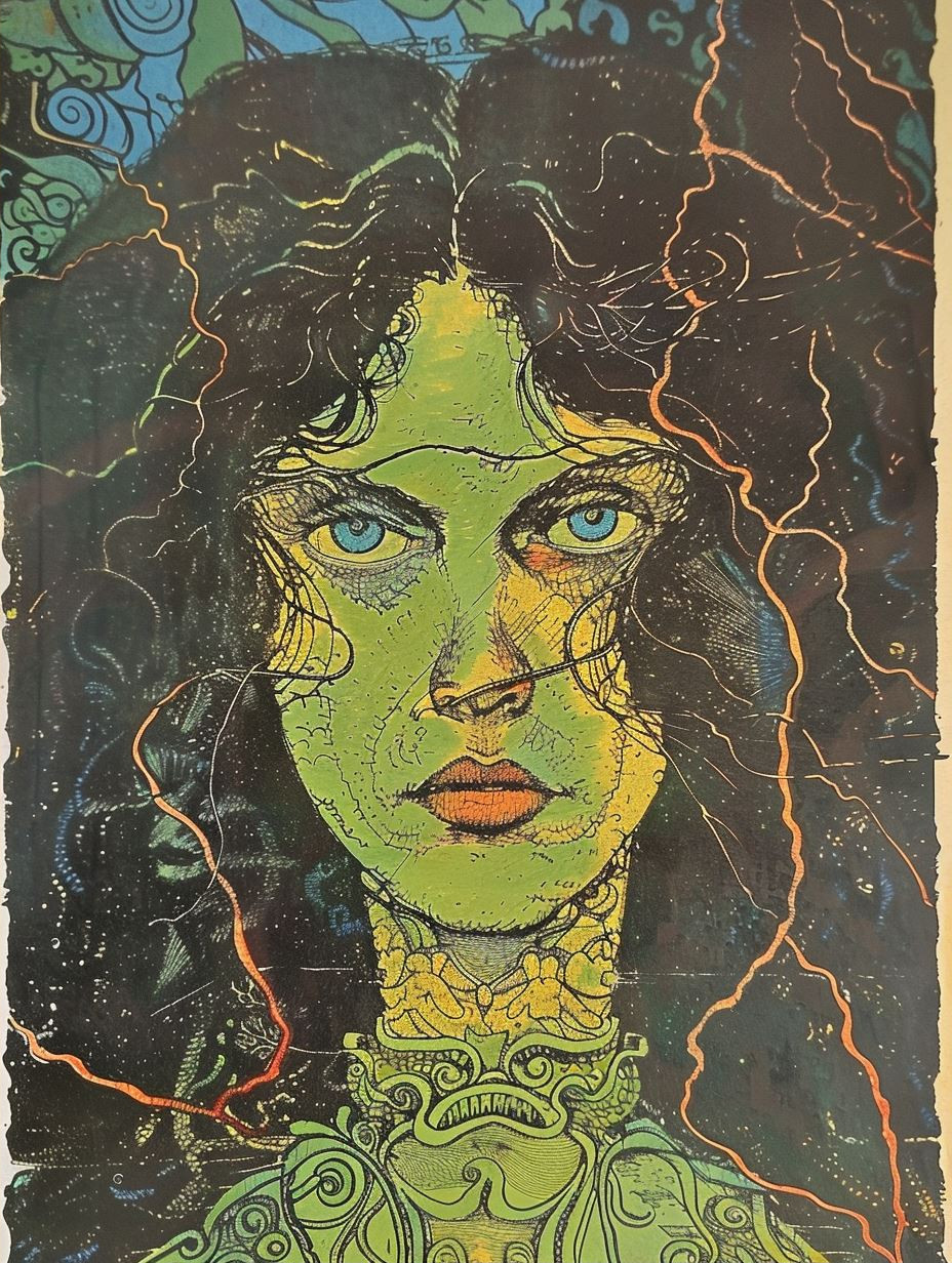 Mystic Gazes: A Study in Ethereal Portraits - Image 2