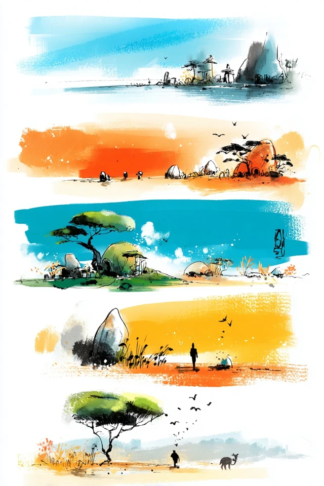 Zen Brush Radiance - Image 2