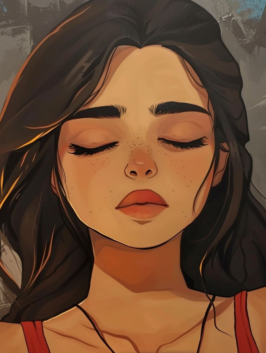 Emotional Journey in Digital Portrait Art - Image 1
