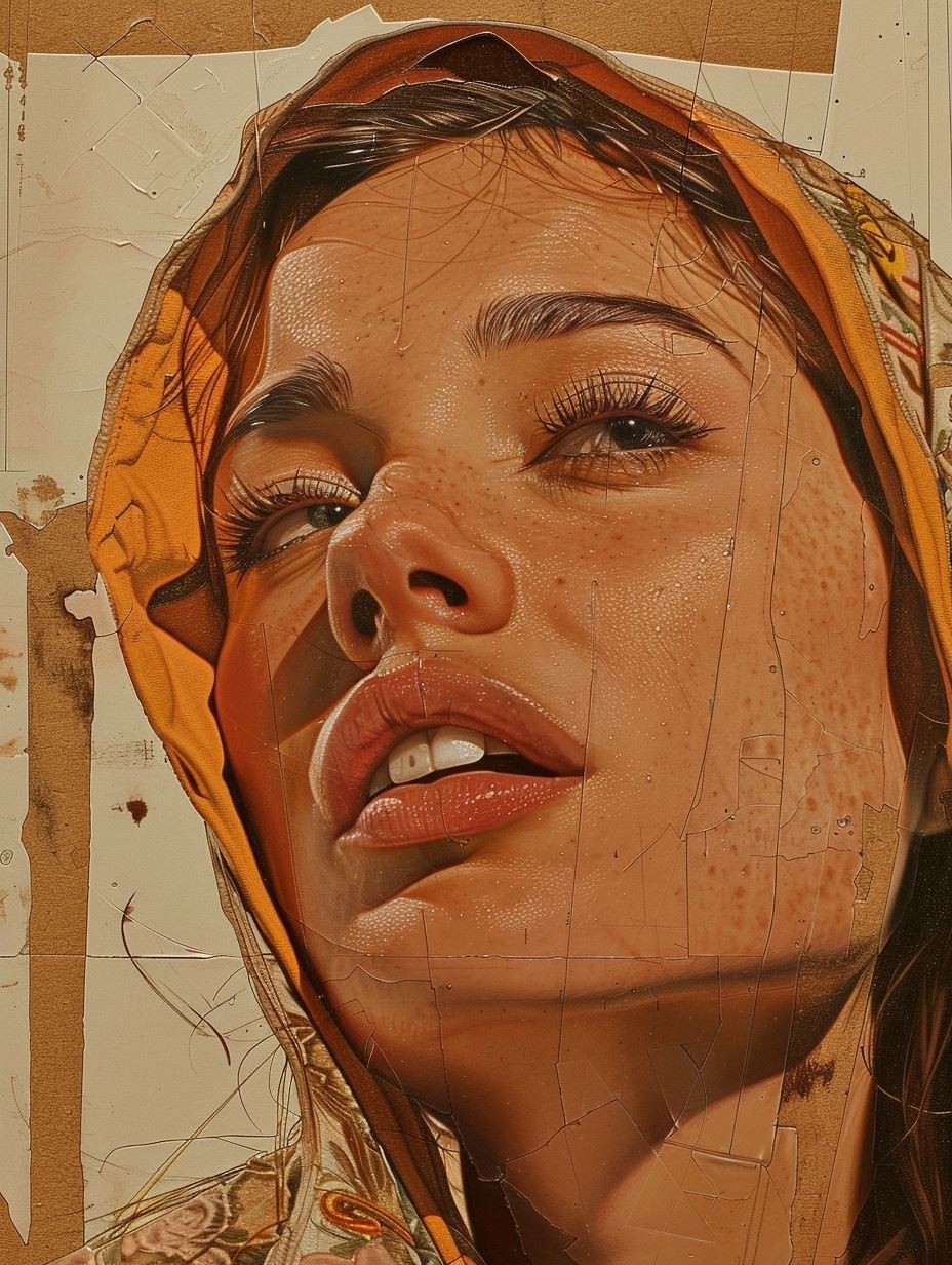 Fragmented Golden Hour Portrait