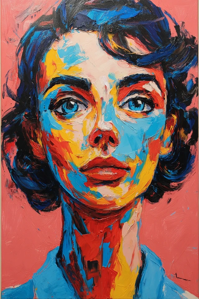 Vibrant Impasto Soul - Image 1