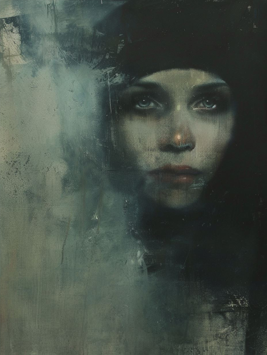 Melancholic Echoes in Blue - Image 4