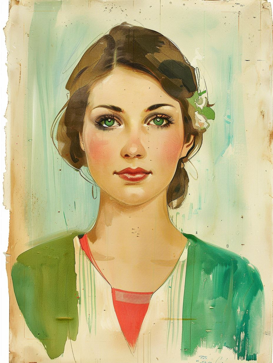 Vintage Mid-Century Portrait Studies - Image 1