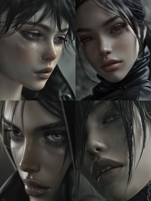 Dark Cinematic Ethereal Portraits