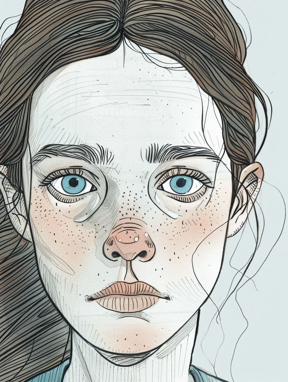 Ethereal Portrait Study Sketches - Image 2