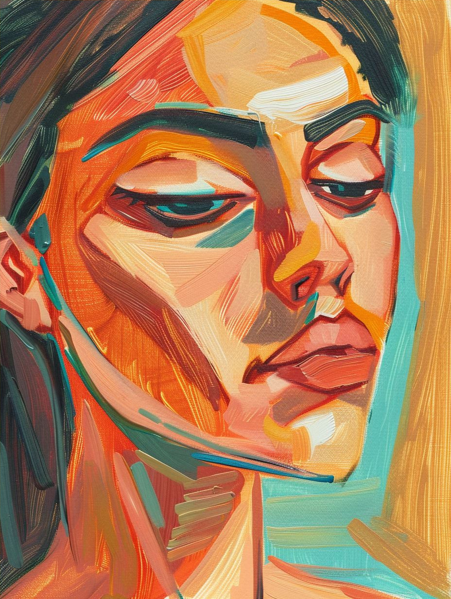 Vibrant Expressions in Oil - Image 4