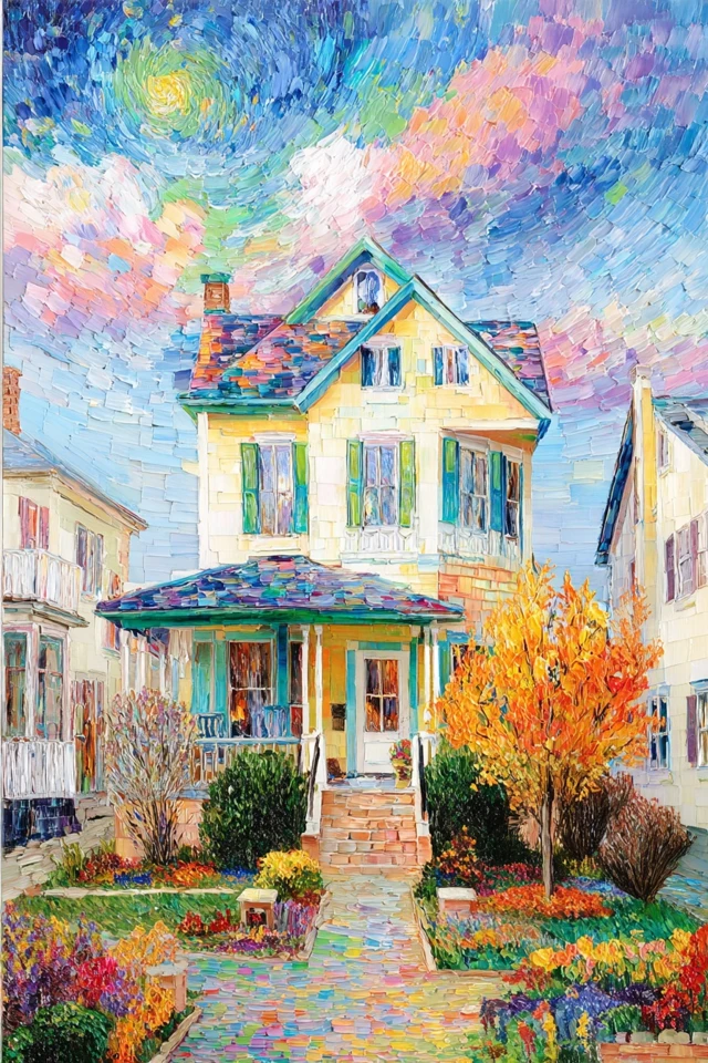 Prismatic Impressionist Muse - Image 6
