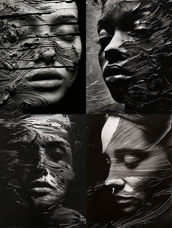 Fragmented Shadows of Human Form