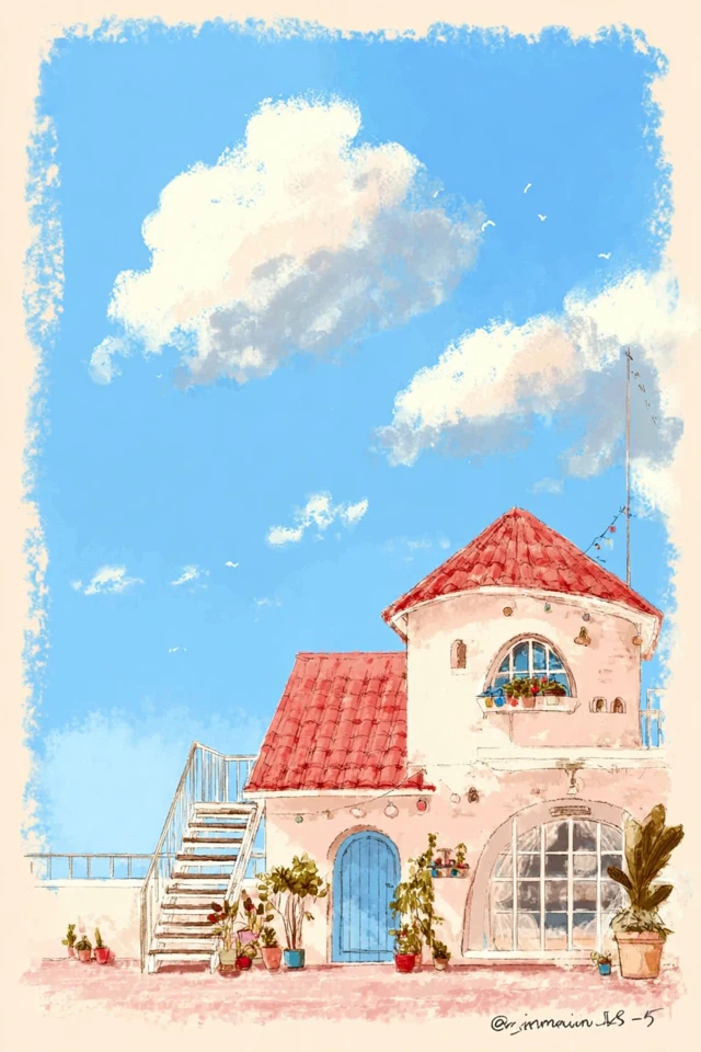 Serene Moments in Pastel Hues - Image 6