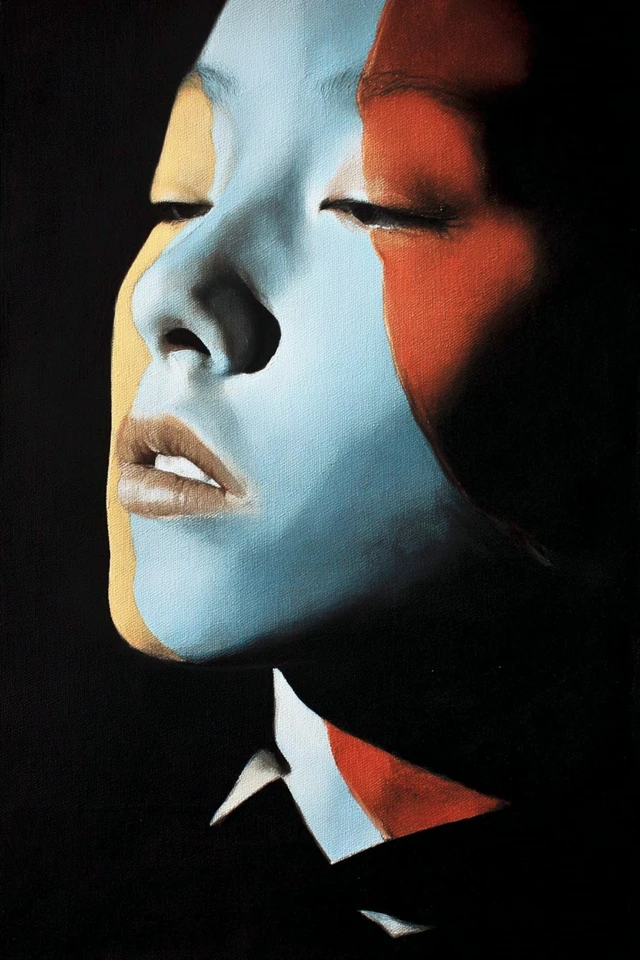 Prismatic Shadow Portrait - Image 1