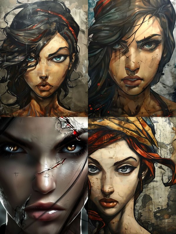 Gritty Digital Portraiture Study