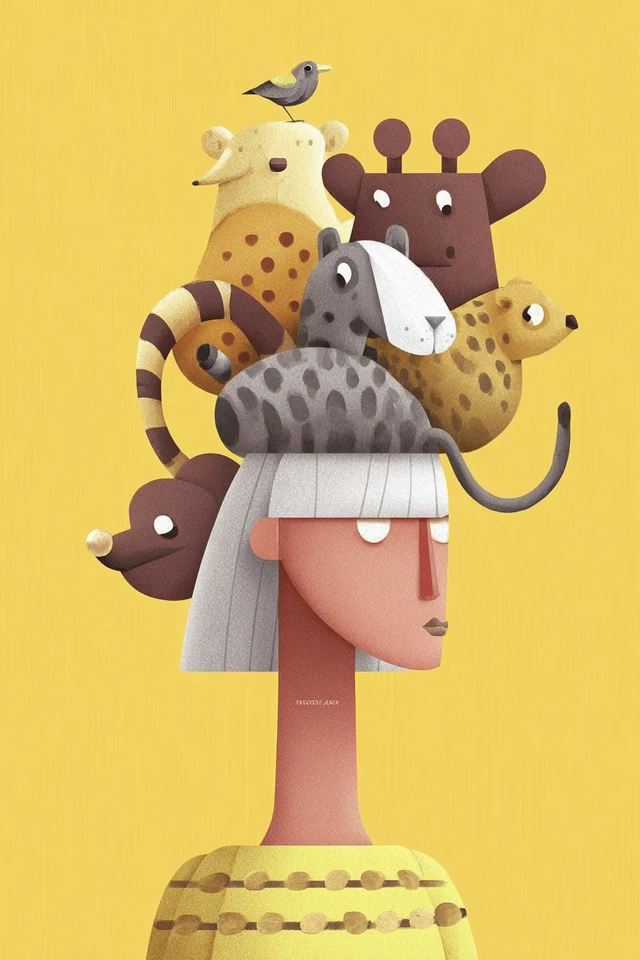 Whimsical Menagerie Crown - Image 1
