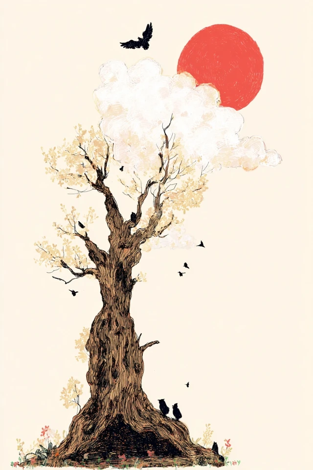 Crimson Dream Surrealism - Image 5