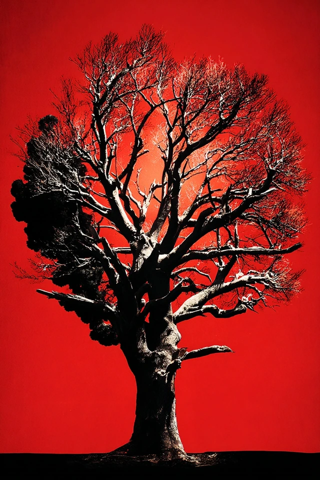 Crimson Shadows and Surrealist Dreams - Image 5