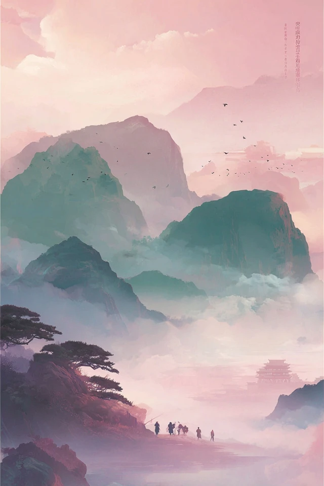 Ethereal Dreams in Pastel Hues - Image 2