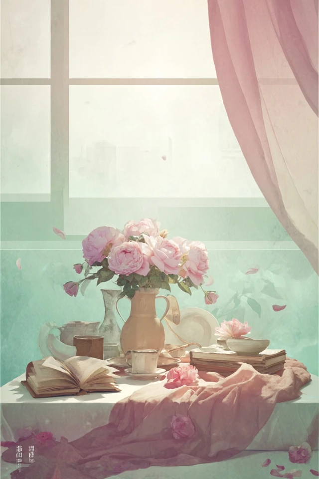 Ethereal Dreams in Pastel Hues - Image 3