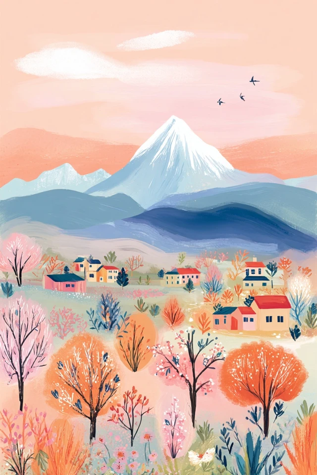 Warm Hues of a Peaceful Life - Image 2