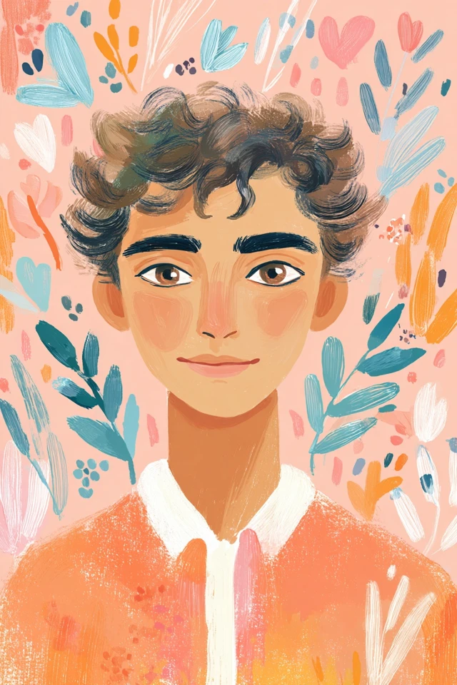 Warm Hues of a Peaceful Life - Image 1
