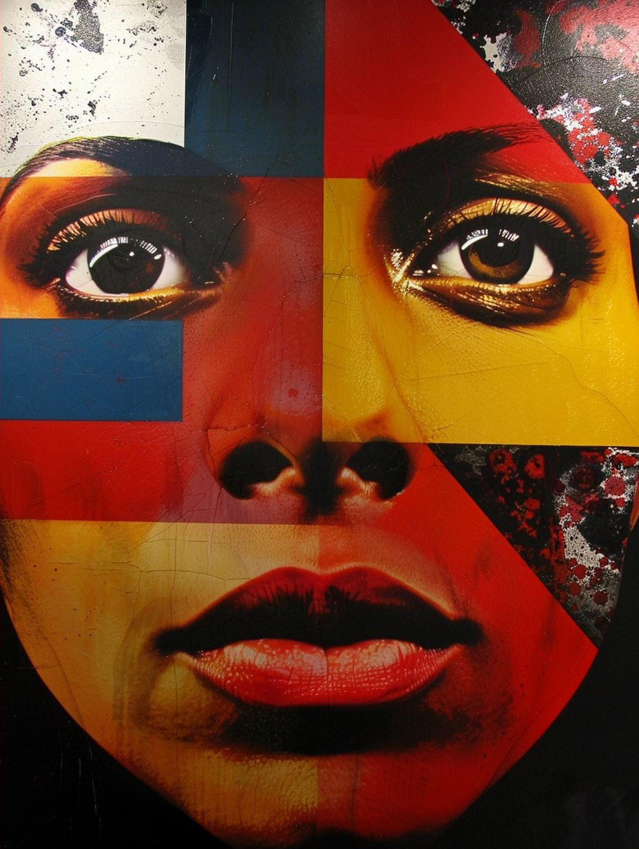 Faces of Contrast: A Quadtych Study - Image 2